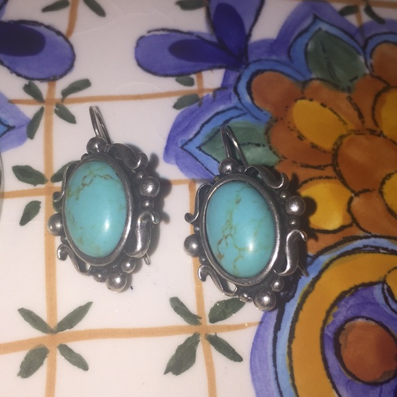 Sterling Silver Earrings and Pendant - Picture 2 of 5